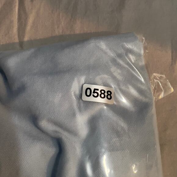 Indigo Palms Chinos Men's W42 Vintage Made in Hong Kong B35TF1T 100% Cotton Blue - Picture 13 of 13